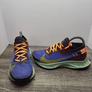 Nike Womens Pegasus Trail 2 GTX CU2018-600 Blue Running Shoes Sneakers Size 7